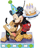 Pluto und Micky Geburtstags-Figur "Happy Birthday, Pal" (DISNEY TRADITIONS) Enesco 6007058