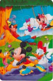 Puzzle Post Card "Mickey and Friends Leisure Sports"