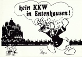 Postkarte "kein KKW in Entenhausen"