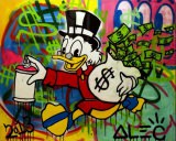 Alec Monopoly: "Graffity Celebrity Portraits" Canvas-Druck 40x30cm