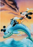 Postcard Minnie‘s Dolphin Ride