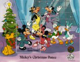 Briefmarkenblock Disney "Mickey's Christmas Dance" / Sierra Leone 1988