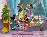 Stamp block Disney "Mickey's Christmas Dance" / Sierra Leone 1988