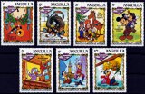 Stamp subset "Christmas 1983 – Dickens' Christmas Stories" 7 values / Anguilla 1983