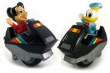 2 unicycle motorcycles Donald and Mickey (SHINSEI)