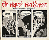 Ein Hauch von Scherz. Politikern von der Lippe gelesen. Bärmeier und Nikel 1963