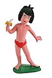 Mowgli with banana (Jungle Book) HEIMO small figure 5.8cm