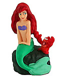 Ariel on rock with Sebastian small figure 7cm