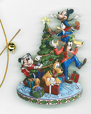 Ornament "Merry Tree Trimming" (Acryl, 8cm)