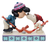 Snoopy und Lucy: "Ein Überraschungsknutscher" (PEANUTS BY JIM SHORE) Figur