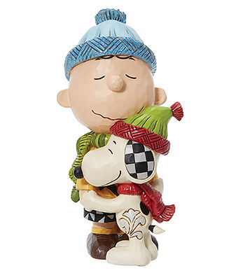 Snoopy and Charlie Brown "A Warm Hugging" (PEANUTS BY JIM SHORE) Figurine