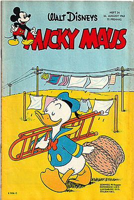 Micky Maus 34/1963 (Grade: 1-)