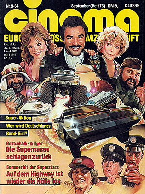 Cinema 9/1984 (Supernasen, Police Academy, Highway 2, Splash, Tausend Augen)