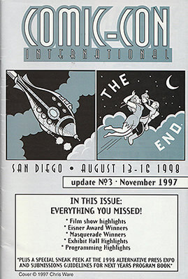Comic-Con update No. 3 - November 1997