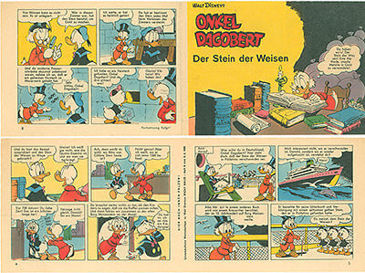 Micky Maus 6/1960 · 2 insert strips (Grade: 1-2)