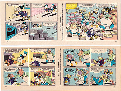 Micky Maus 38/1961 · 2 insert strips (Grade: 1-)