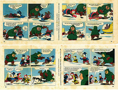 Micky Maus 17/1960 · 2 Beilagenstreifen (Z: 3)