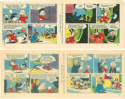 Micky Maus 7/1960 · 2 insert strips (Grade: 1-2)