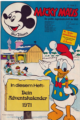 Micky Maus 48/1971 (Grade: 1-)