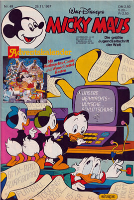 Micky Maus 49/1987 (Grade: 1+)