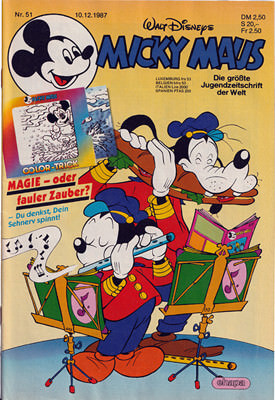 Micky Maus 51/1987 (Grade: 1+)