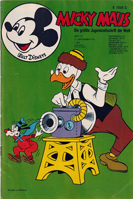 Micky Maus 37/1971 (Grade: 1-2)