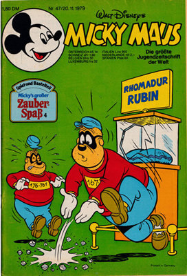 Micky Maus 47/1979 (Grade: 1+)