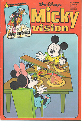 Mickyvision 4/1981 (Grade: 1-)