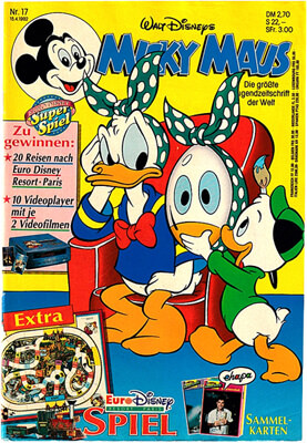 Micky Maus 17/1992 (Grade: 1+)