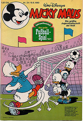 Micky Maus 24/1980 (Grade: 1-)