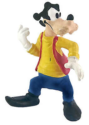 Goofy (BULLY) Small Figure 6,5cm (variant with light-coloured face)