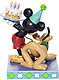 Pluto and Mickey Birthday Figurine Happy Birthday, Pal (DISNEY TRADITIONS)