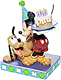 Pluto and Mickey Birthday Figurine Happy Birthday, Pal (DISNEY TRADITIONS)