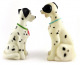 Pongo and Perdita squeaking figures 14cm/13cm
