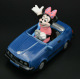 Spieluhr Minnie im Cabrio BMW E30 (SCHMID DISNEY CHARACTERS) Porzellan