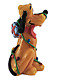 Pluto als Weihnachtspluto mit Geschenk BULLY Kleinfigur 5,7cm