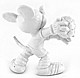 Micky Maus Torwart weiß (BULLY) Kleinfigur 5,5cm