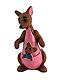 Kanga with Roo (Winnie the Pooh) BULLY small figure 7cm (version pink)
