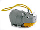 Winnie Puuh im Nashorn (PEEK-A-POOH) Kleinfigur 6cm mit Kordel