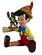 Pinocchio mit Jiminy Grille (APPLAUSE) Kleinfigur 5cm
