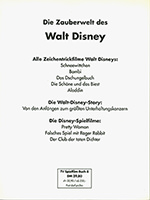 Die Filme von Walt Disney. Die Zauberwelt des Zeichentricks. TV Spielfilm Buch 8