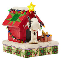 Snoopys Hundehütte Preiswürdige Weihnachten (PEANUTS BY JIM SHORE) Figur