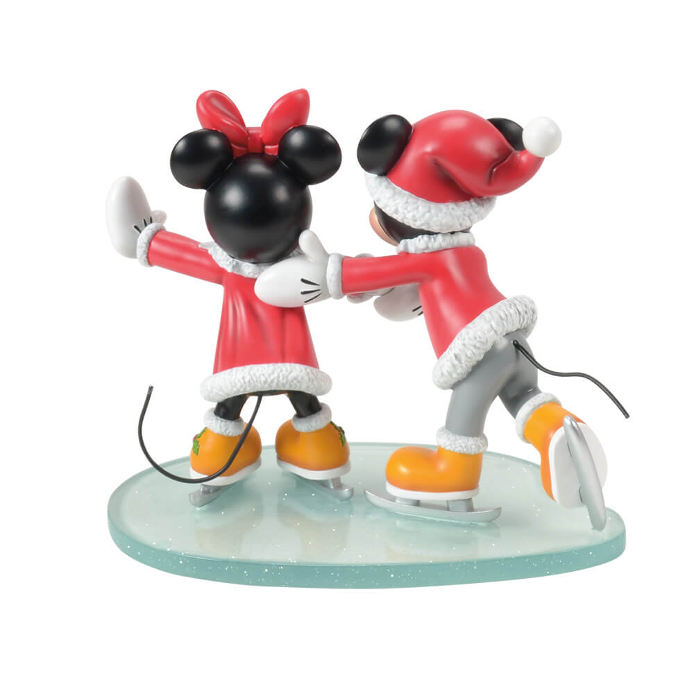 Micky und Minnie Maus Schlittschuhlauf (DISNEY TRADITIONS) Figur