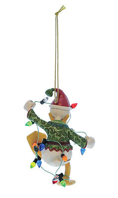 Donald Duck "In Lichter gehüllt" Weihnachtsbaumhänger (DISNEY TRADITIONS) Figur