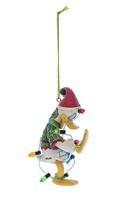 Donald Duck "In Lichter gehüllt" Weihnachtsbaumhänger (DISNEY TRADITIONS) Figur