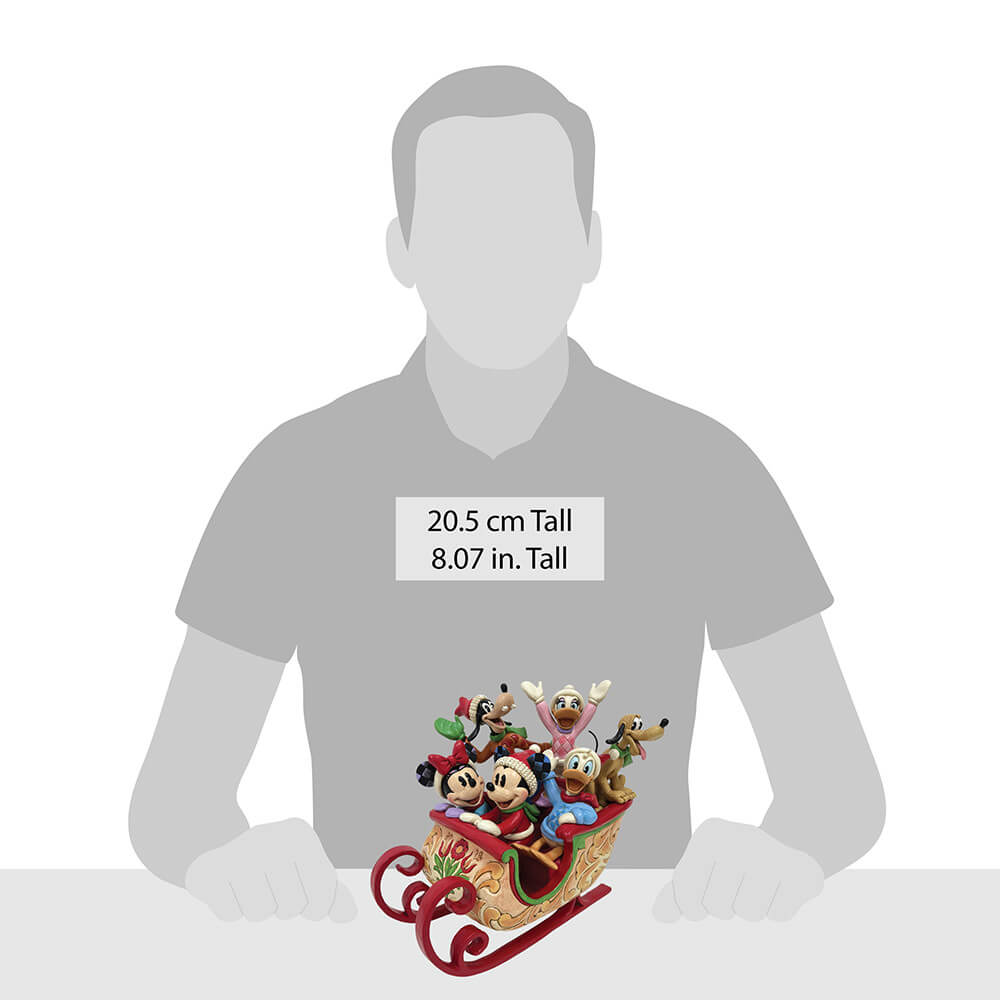 Micky & Freunde "Ein Schlitten voller Freude" (DISNEY TRADITIONS) Figur