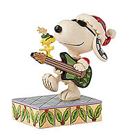Snoopy & Woodstock Weihnachts-Rock Rock n Roll Duo (PEANUTS BY JIM SHORE) Figur