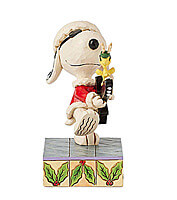 Snoopy & Woodstock Weihnachts-Rock Rock n Roll Duo (PEANUTS BY JIM SHORE) Figur