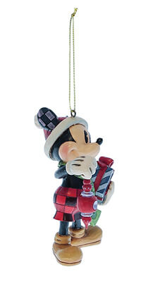 Weihnachtsbaumhänger Micky Maus mit Geschenk (DISNEY TRADITIONS) Figur