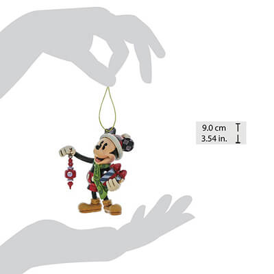 Weihnachtsbaumhänger Micky Maus mit Geschenk (DISNEY TRADITIONS) Figur